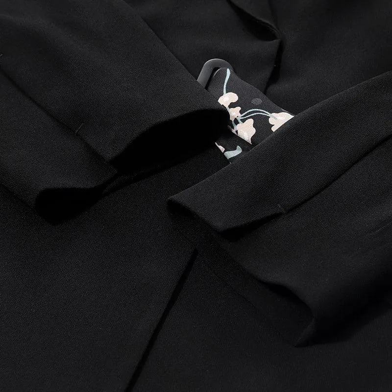 Triacetate Blazer With Silk Scarves
