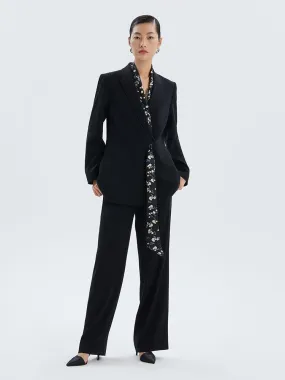 Triacetate Blazer With Silk Scarves