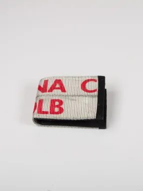 Wallet in White Ex-Cargo Belts