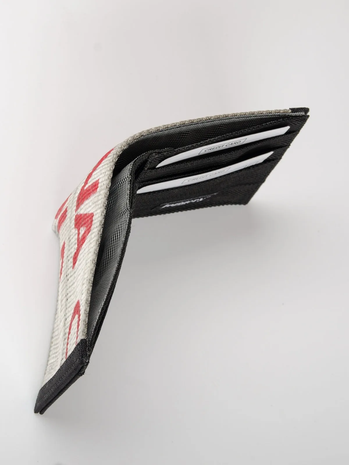 Wallet in White Ex-Cargo Belts