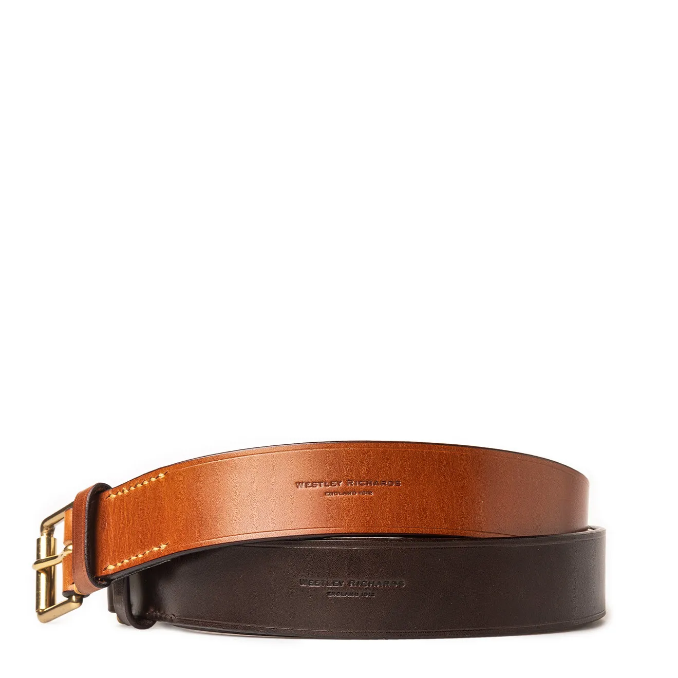 Westley Richards 1.5" Leather Belt Mid Tan